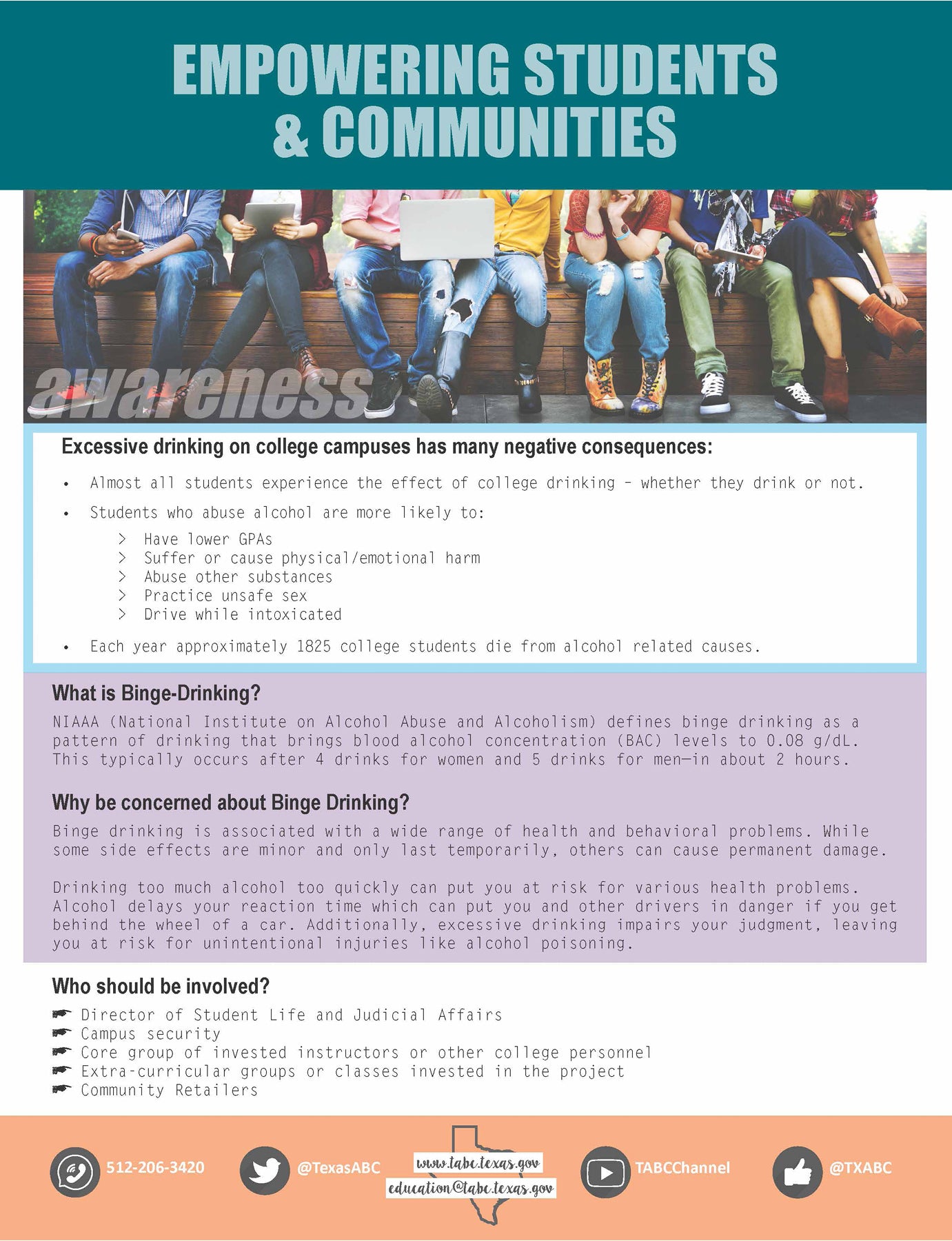 Empowering Students & Communities Flyer
